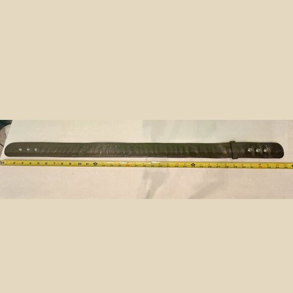 Chrome Hearts Vintage Black Patent Leather Cross Snap Belt – Size M (Used) main image 5